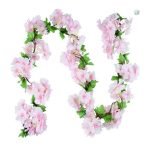 Guirlande de fleurs faux pour ambiance chaleureuse
