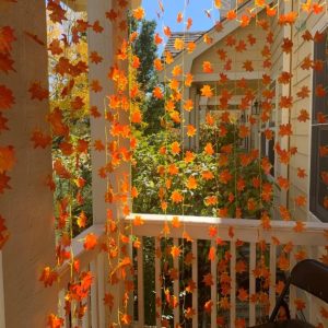 Guirlande de feuilles pour un style automnal