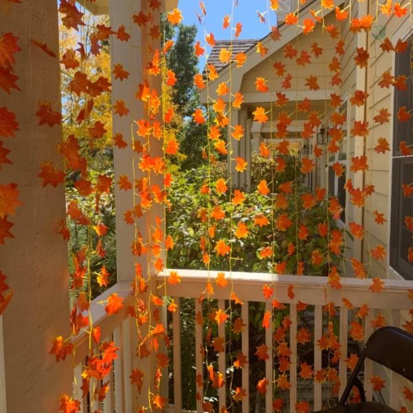 Guirlande de feuilles pour un style automnal