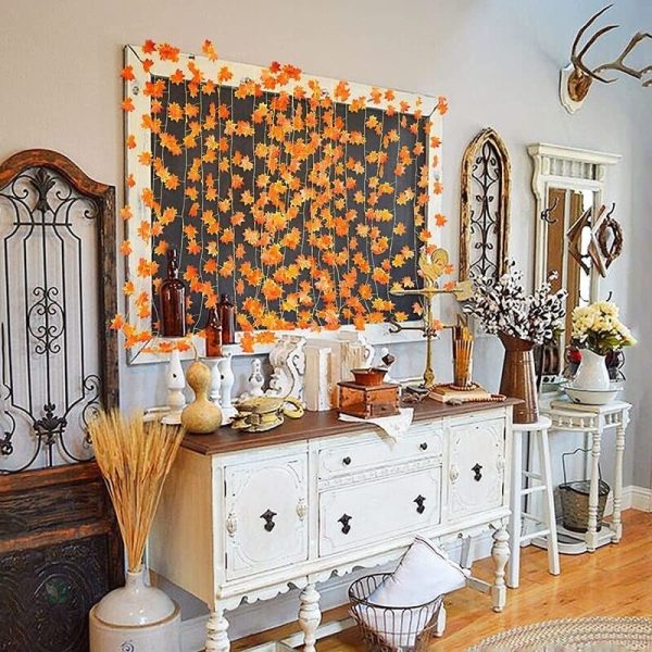 Accessoire décoratif : guirlande de feuilles