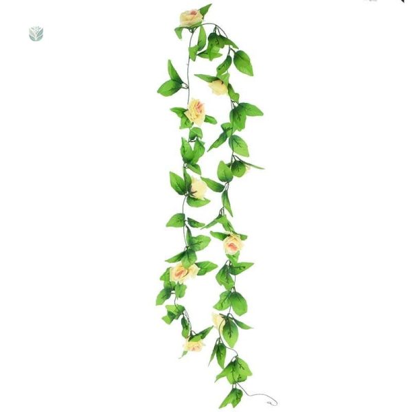 Fleurs décoratives en guirlande pour intérieur moderne