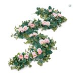 Guirlande de roses pour décoration de mariage