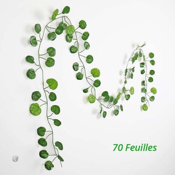 Décoration d'intérieur avec guirlande de feuilles