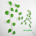 Accessoire de décoration en feuilles de vigne