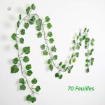 Plantes artificielles en guirlande pour la maison