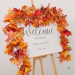Guirlande décorative feuilles d'érable pour intérieur