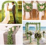 Guirlande décorative en lierre synthétique pour événements