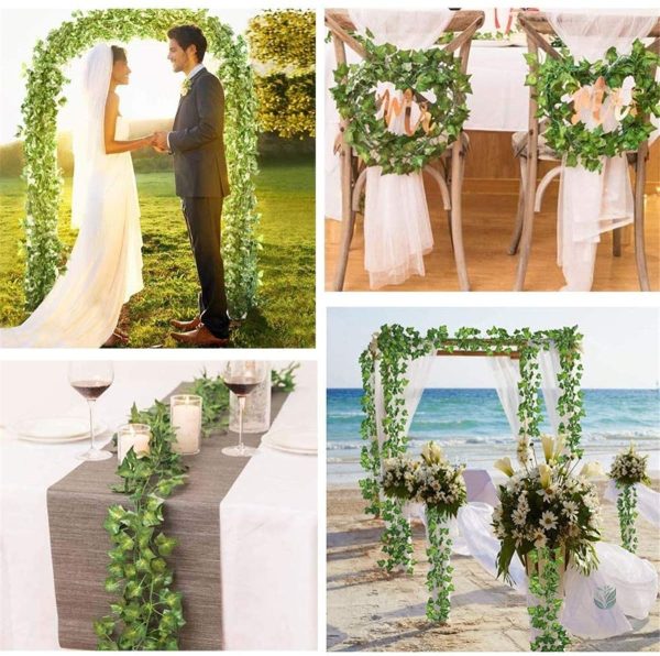 Guirlande décorative en lierre synthétique pour événements