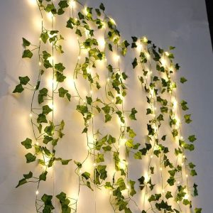 Lierre lumineux pour un éclairage d'ambiance extérieur