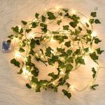 Décoration lumineuse en lierre pour intérieur et extérieur