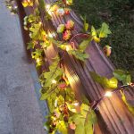 Guirlande fleurie lumineuse pour événements festifs