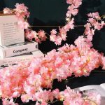 Guirlande lumineuse fleurs de cerisier artificielles décoratives