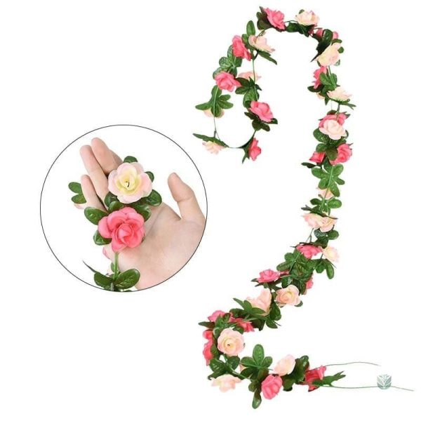 Guirlande de plantes artificielles décorative