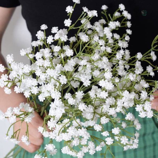 Fleurs gypsophile artificielles pour événements festifs
