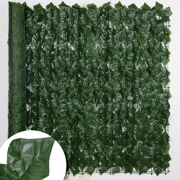 Écran de verdure artificiel pour balcons et jardins