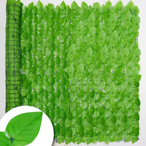 Haie décorative en plastique pour plus d'intimité
