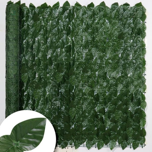 Brise vue en feuillage synthétique pour espaces extérieurs