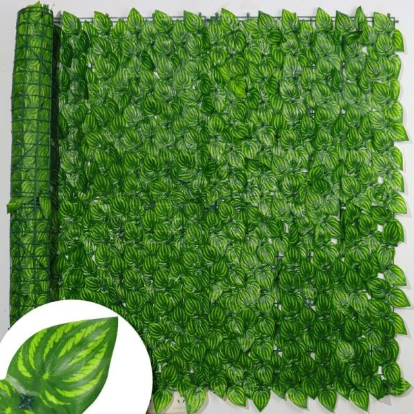 Écran de jardin en haie artificielle modulable