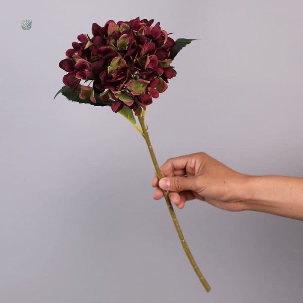 Bouquet d'hortensias artificiels