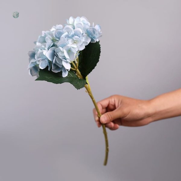 Hortensia faux pour décoration de bureau