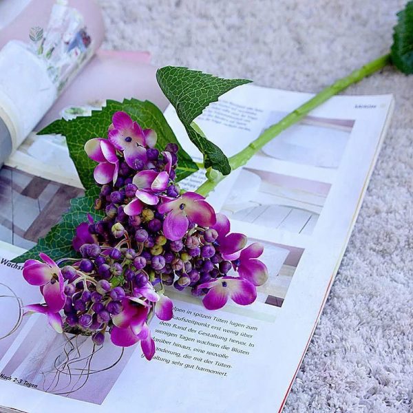 Hortensia artificiel, parfait pour événements et mariages
