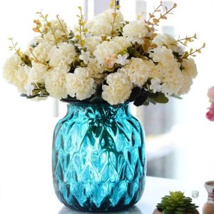 Hortensia artificiel en fleurs pour intérieur