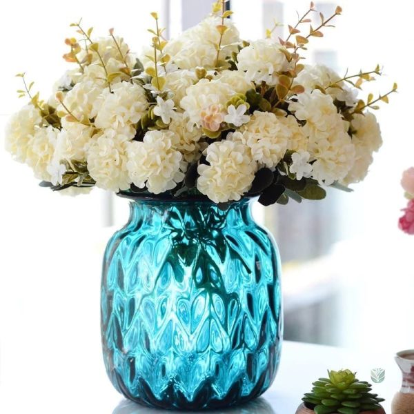 Hortensia artificiel en fleurs pour intérieur