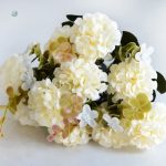 Fleurs d'hortensia synthétiques pour embellir