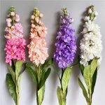 Fleur artificielle jacinthe pour décoration intérieure