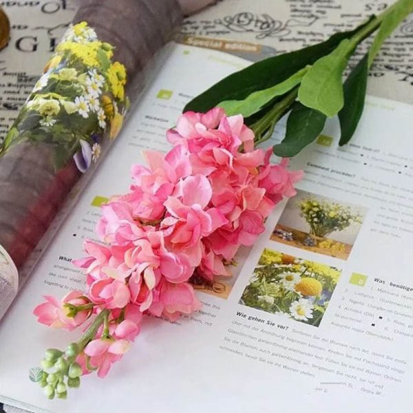 Fleur en tissu jacinthe, élégante pour la maison
