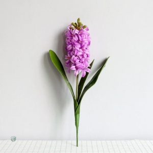 Bouquet de Jacinthe, touche de verdure artificielle