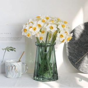 Jonquilles artificielles en fleurs décoratives