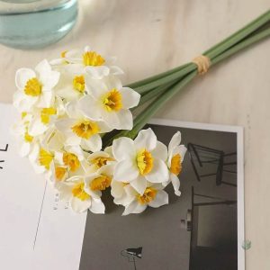 Bouquet de jonquilles artificielles pour la maison