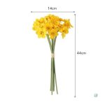 Fleurs de jonquilles artificielles pour embellir l'espace