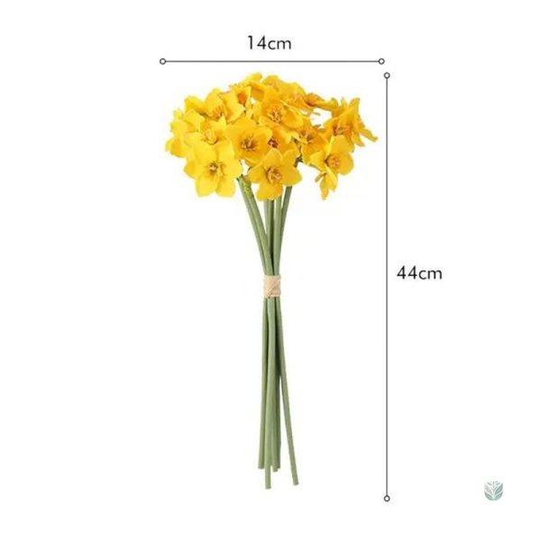 Fleurs de jonquilles artificielles pour embellir l'espace