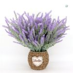 Bouquet de lavande artificielle pour ambiance apaisante