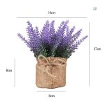 Pot de lavande artificielle pour intérieur