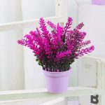 Plante artificielle lavande en pot pour intérieur élégant