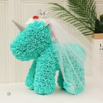 Licorne en rose, une touche de magie éternelle