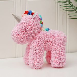Licorne rose, symbole de beauté intemporelle