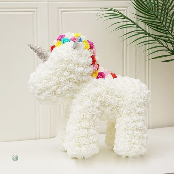 Licorne en rose, un cadeau enchanteur