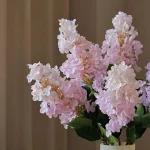 Fleurs lilas artificielles pour décoration intérieure