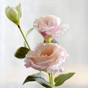Fleurs lisianthus synthétiques, ajout coloré à votre intérieur