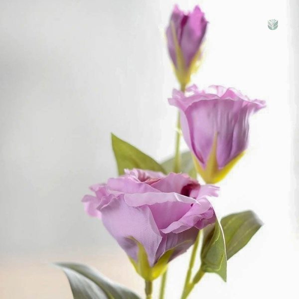 Composition florale lisianthus, style chic à prix réduit