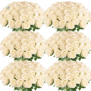 Roses synthétiques élégantes pour événements