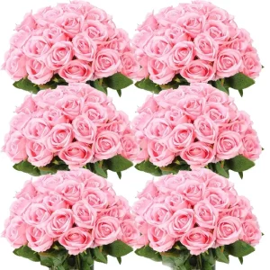 Arrangement floral réaliste en tissu