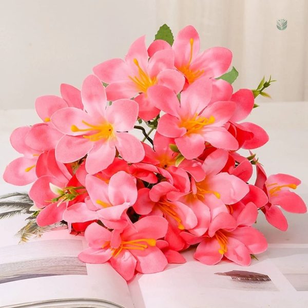 Bouquet de lys réaliste pour décoration intérieure