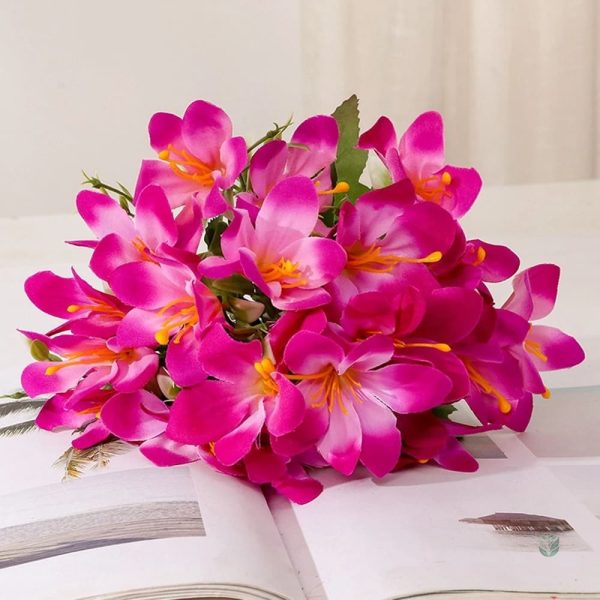 Fleurs artificielles de lys pour événement