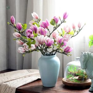 Magnolia artificiel en branches décoratives