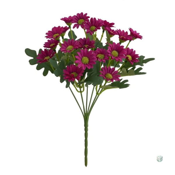 Fleurs blanches artificielles style marguerites